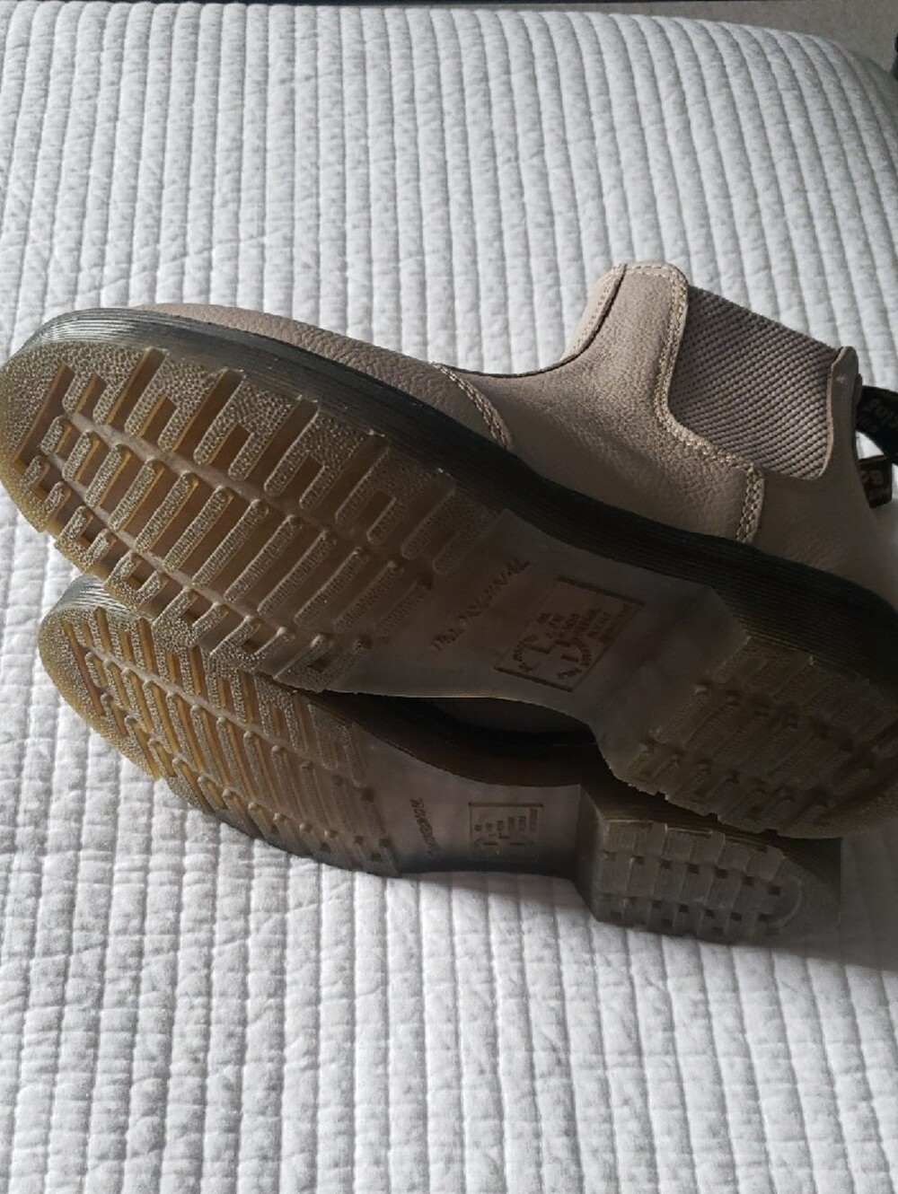Dr. Martens Docs Ankle Boots in Light Beige - Never Worn - Picture 3 of 5